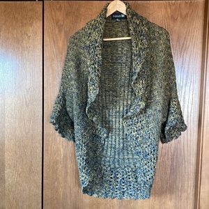 Forever 21 Shawl Open Poncho  Knit Women Size M